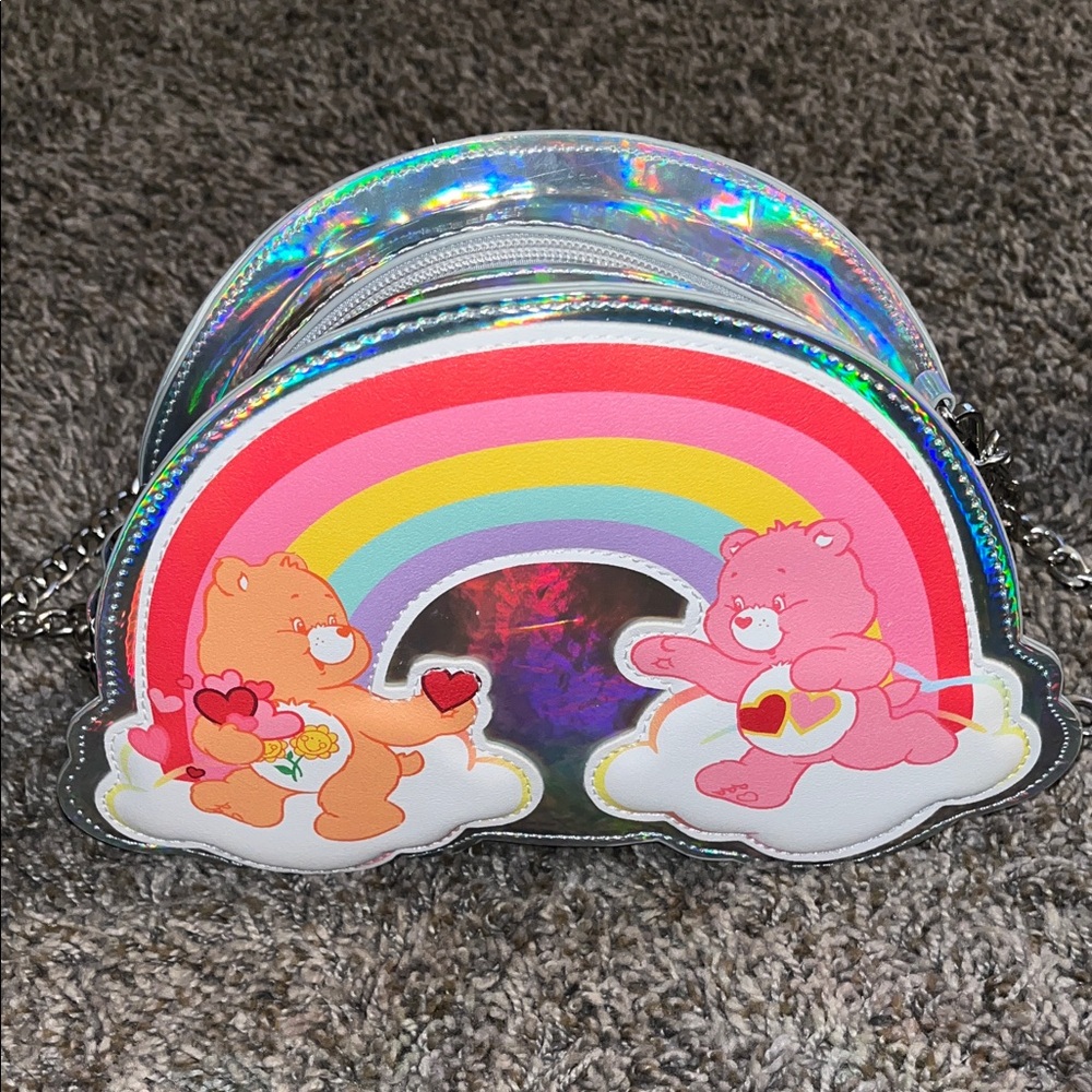 Care Bears Adorable Purse with Pink and Orange Bears - Picture 2 of 11